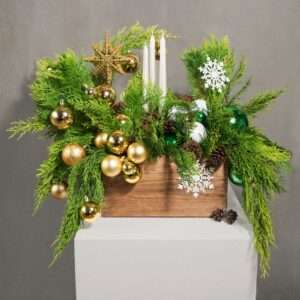 Gold & Green Arrangement
