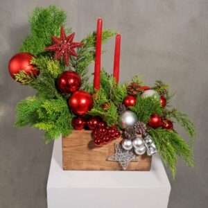 Red & Silver Arrangement