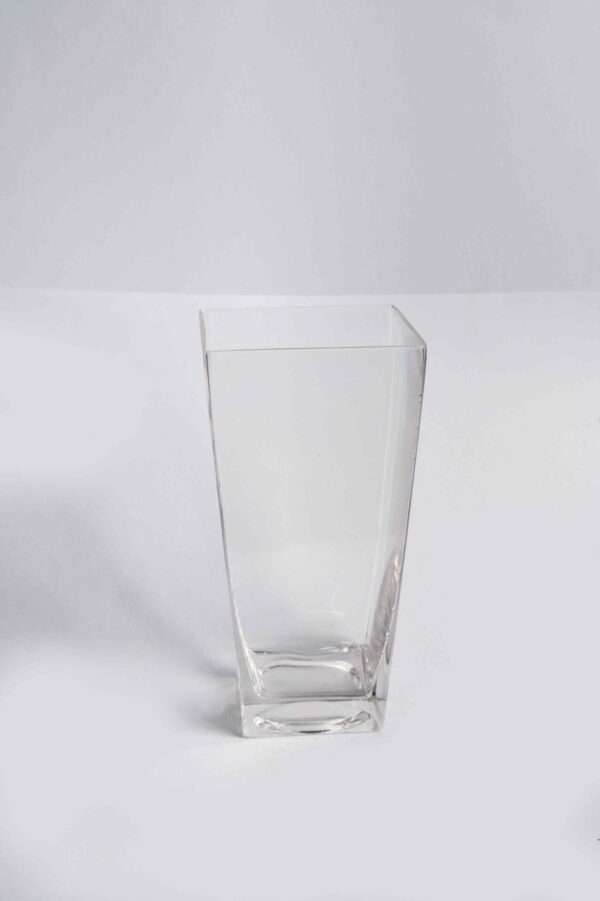 Long Clear Vase