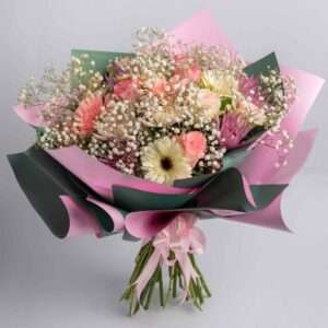 white flower bouquet